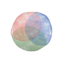 Assiette Plate Tricolor-Paradise