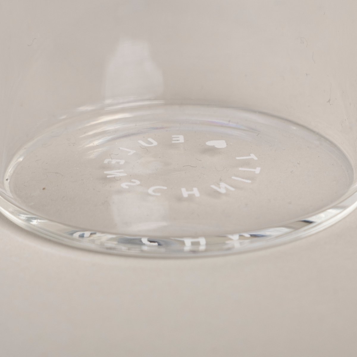 Bubble Glas Herz (VE = 6 Stk)