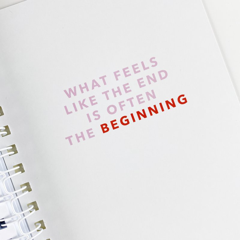 Plan Your Work A5 Planner - Pink
