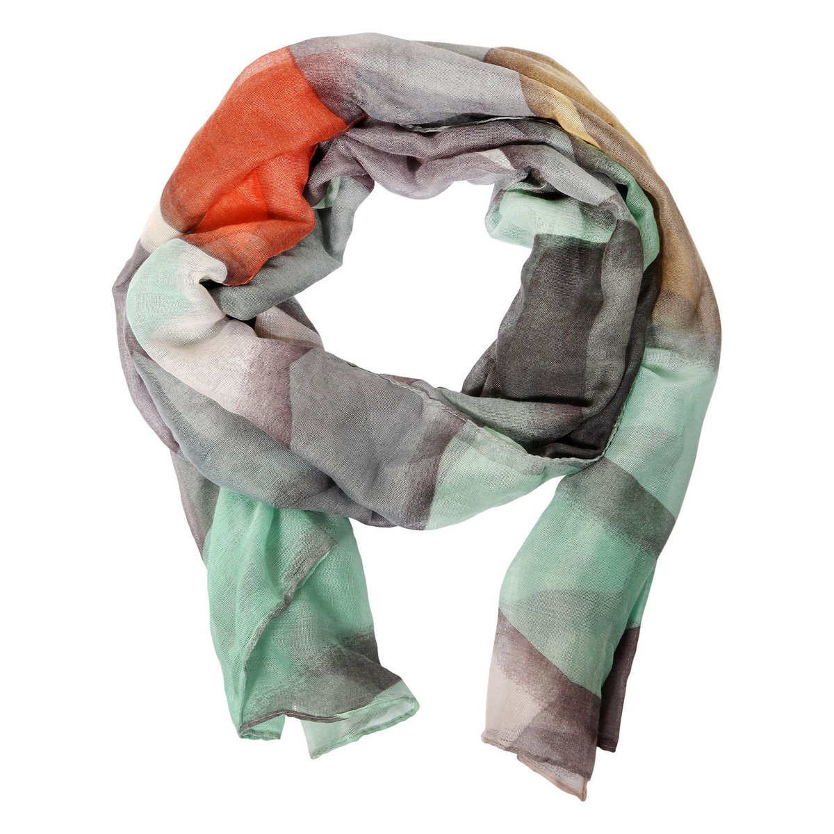 Paquet d'écharpes foulards d'été couleurs assorties, VE 12
