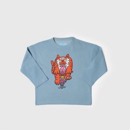 GRUNDLÆGGENDE HEAVY-WEIGHT 'PEDAL FASTER' GRAFISK T-SHIRT