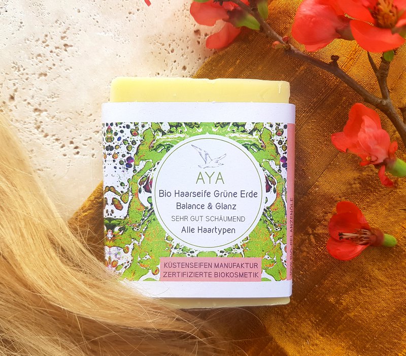 Savon capillaire AYA - brillance et volume