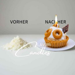 LAVURI® Gourmet Dessert Candle – Handcrafted, Non-Toxic & Pet-Friendly