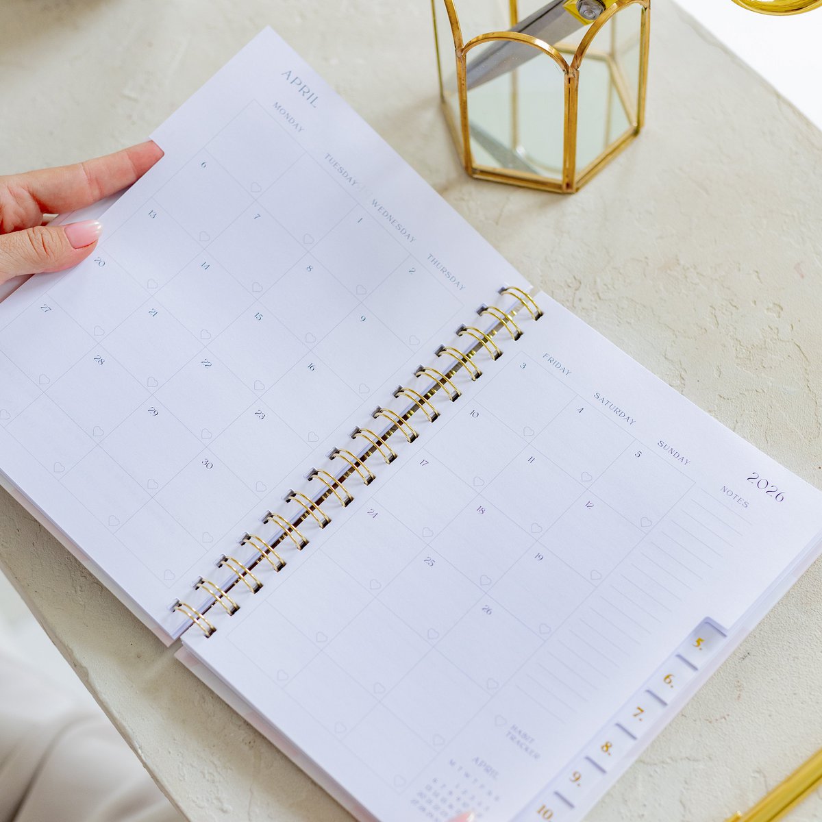 Spiral A5 Planner 2026 Bold Balance