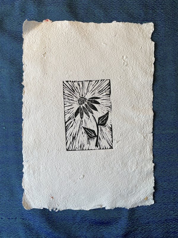 Impressions d'art sur papier fait main (A4)