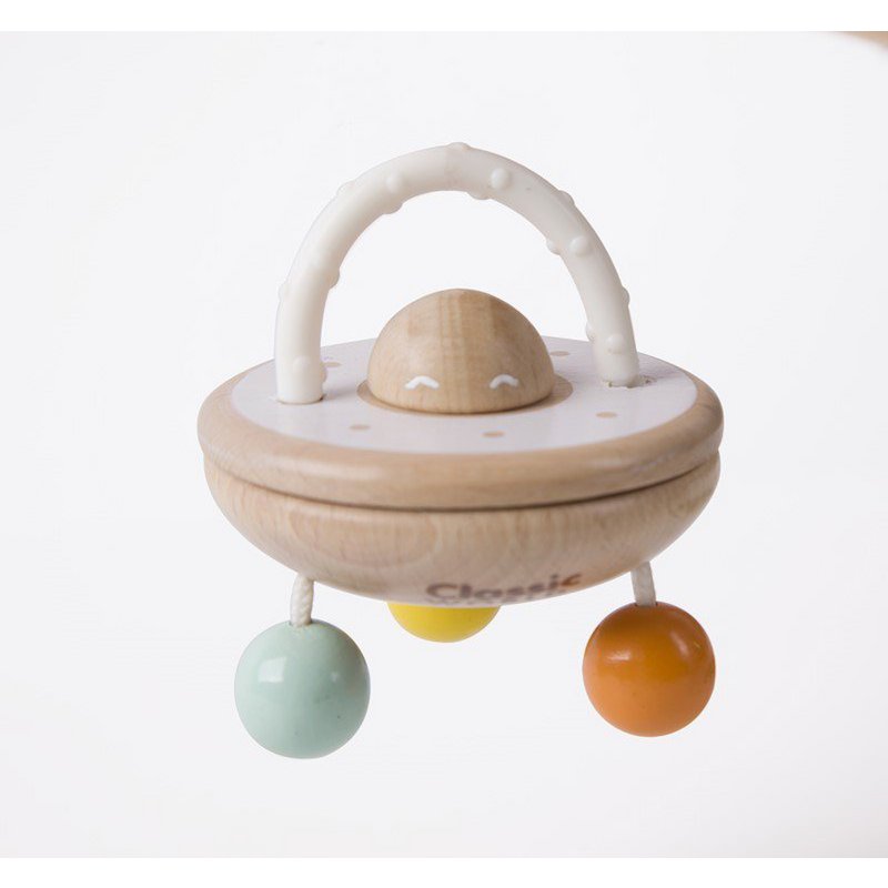 UFO rattle - 7.4x7x6.5cm