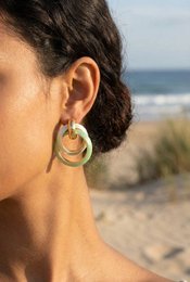 Pendientes de acero inoxidable
