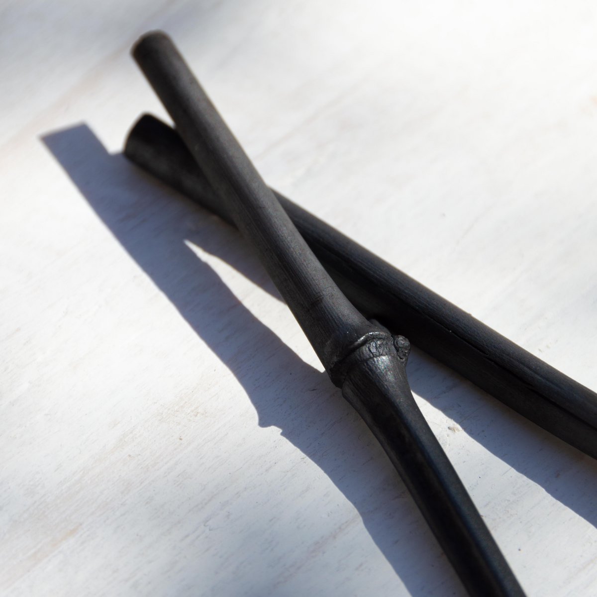 2 brindilles de charbon pour gourde - Origine Japon
