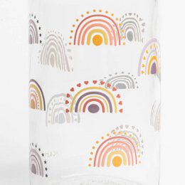 BOHO RAINBOW 0,4 l Glasflasche