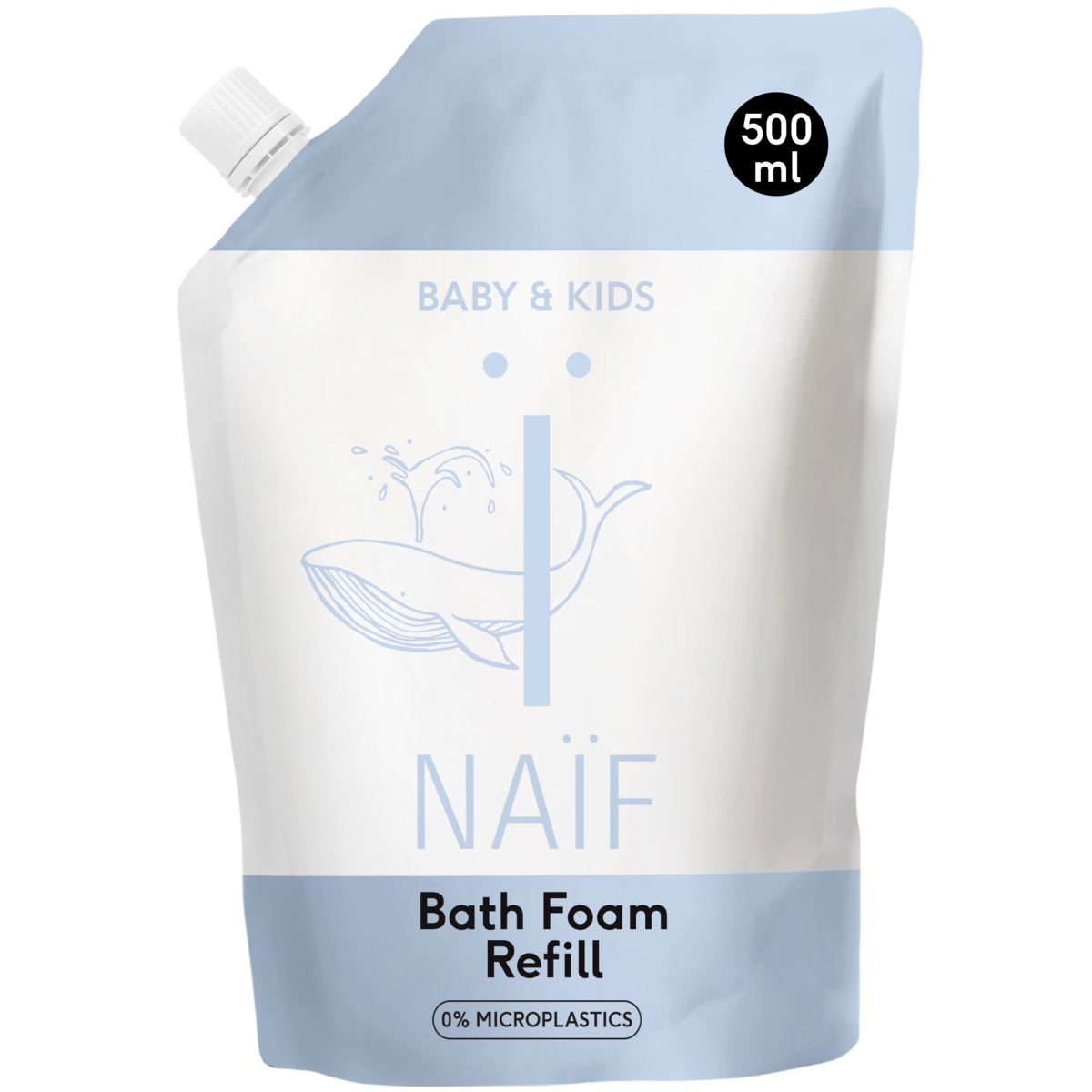 Naïf Badschuim voor Baby & Kids 500ml Navulverpakking 500ml