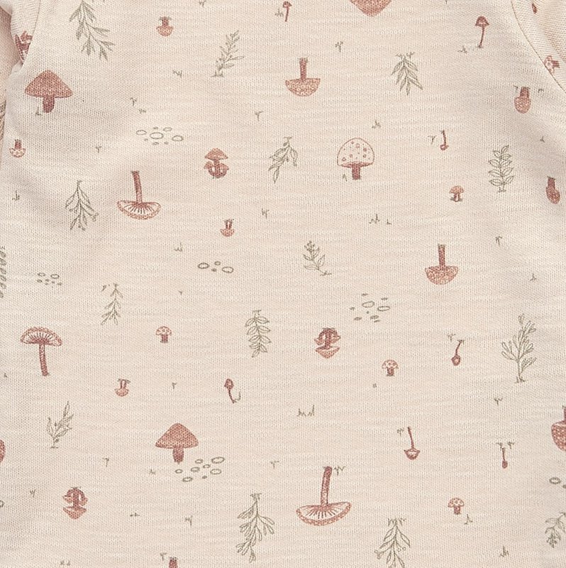 Cuerpo Langarm - Interlock Slubgarn beige