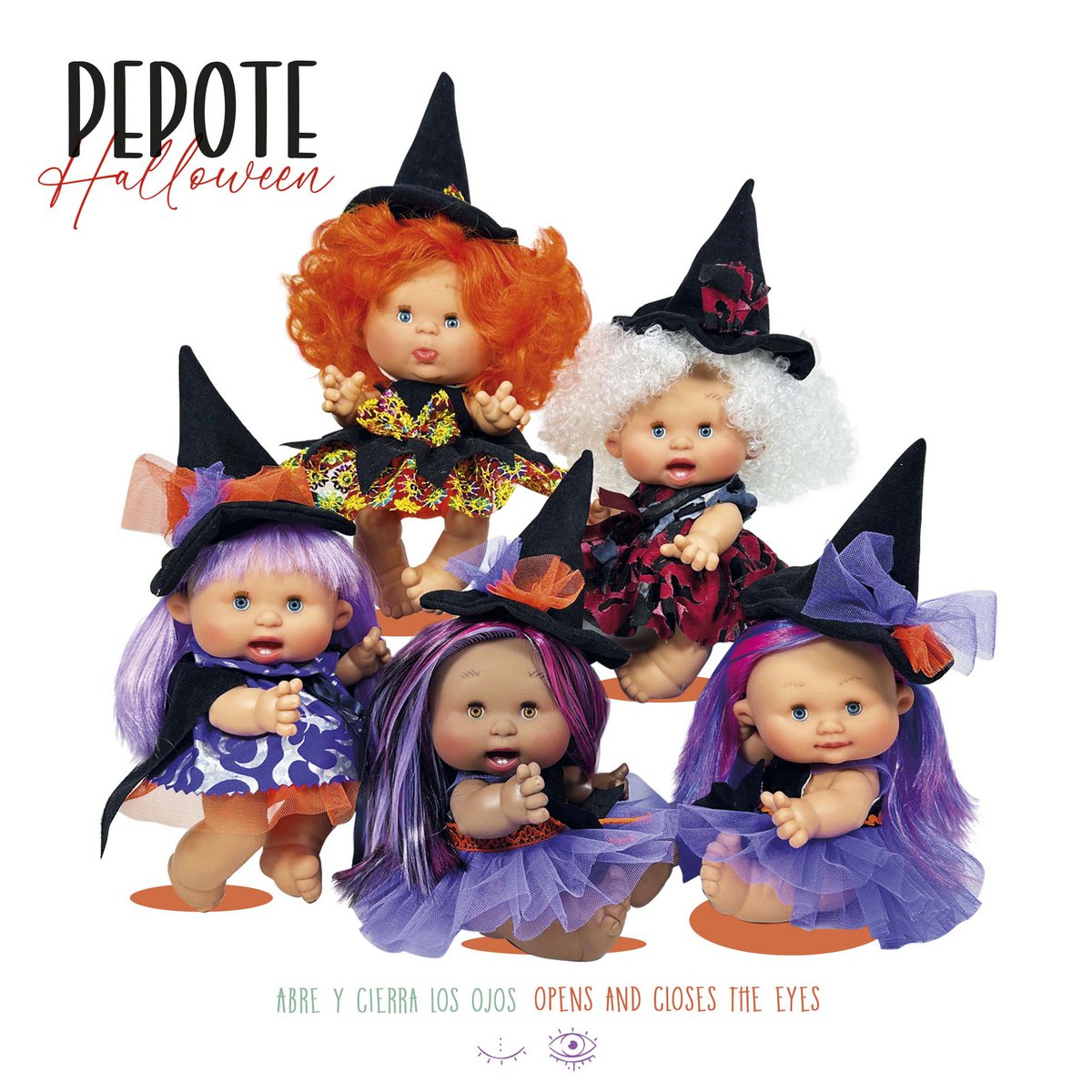 PEPOTE HALLOWEEN DISPLAY PUPPE 8 EINHEITEN