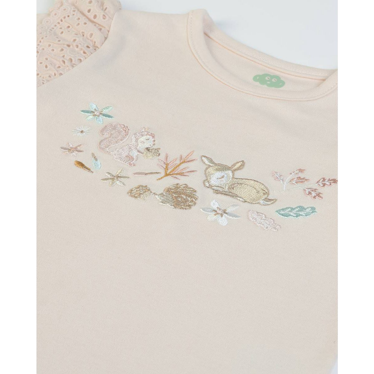 16179 - T-shirt z długim rękawem + spodnie sztruksowe - Organiczny - AW 24/25