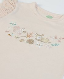 16179 - T-shirt long sleeve + corduroy pants - Organic - AW 24/25