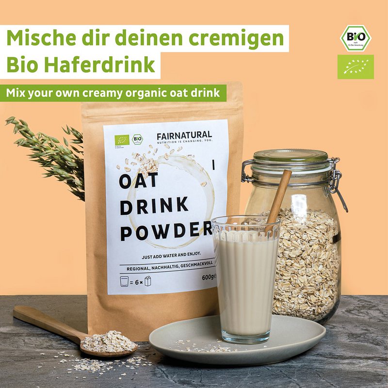 Økologisk havremælkpulver