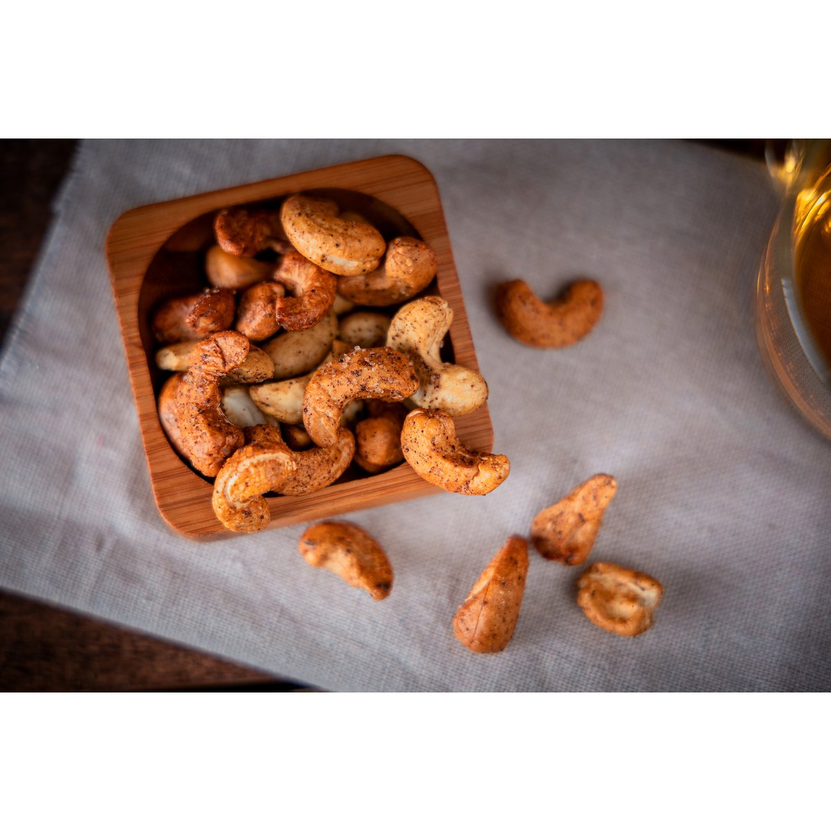 Roasted cashew nuts pack 4 recipes. x32 bags. (Aperitif, salty)