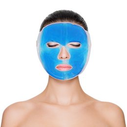 Termoterapeutisk gelmaske - varm eller kold terapi afslapning, lommekompress mod migræne, afslappende effekt, fremmer blodcirkulationen