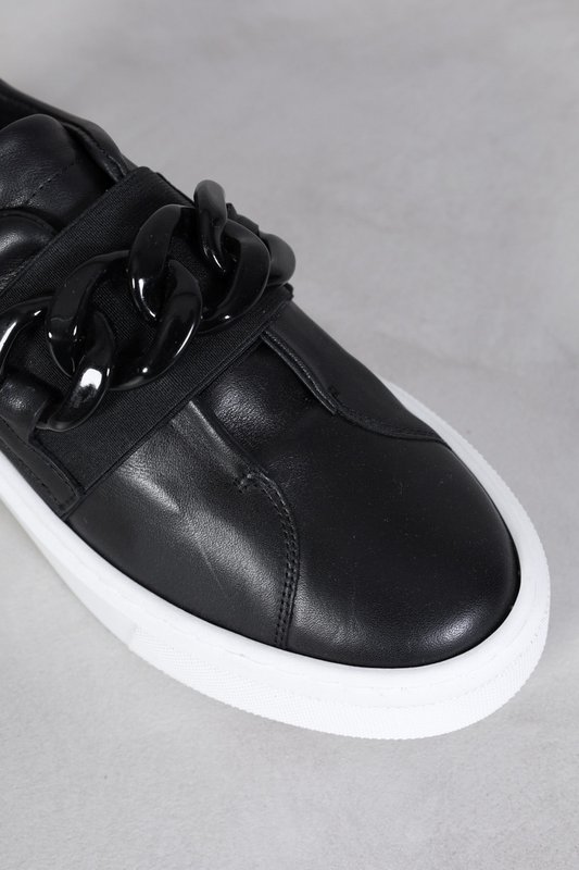 EMMA BLACK - Laceless Sneakers