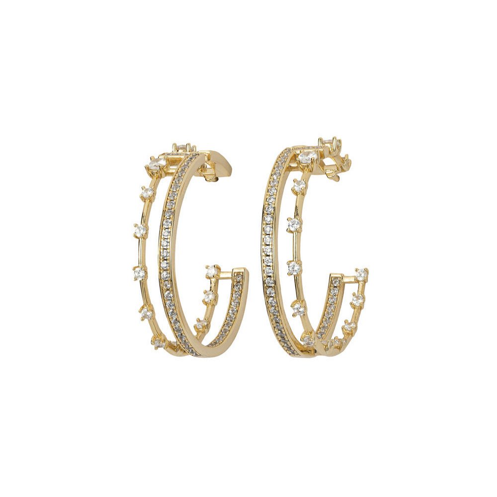 TIARA - THE BIG CROWN HOOPS - GOLD