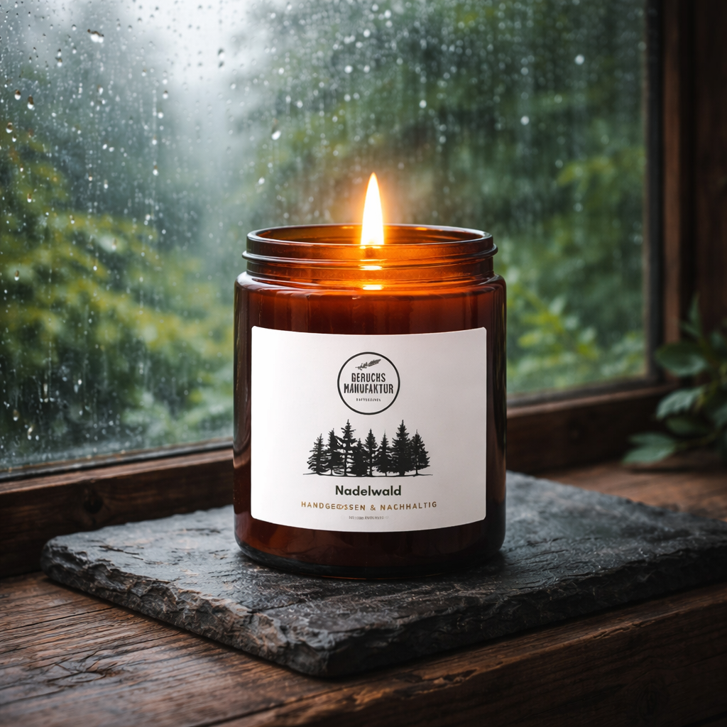 Fragrance candle "needle forest" - of course & woody