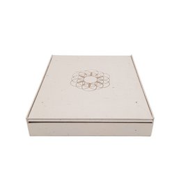 Shrine in a Box | personal altar | flower of life | off white | handmade paper | fair trade | Nepal