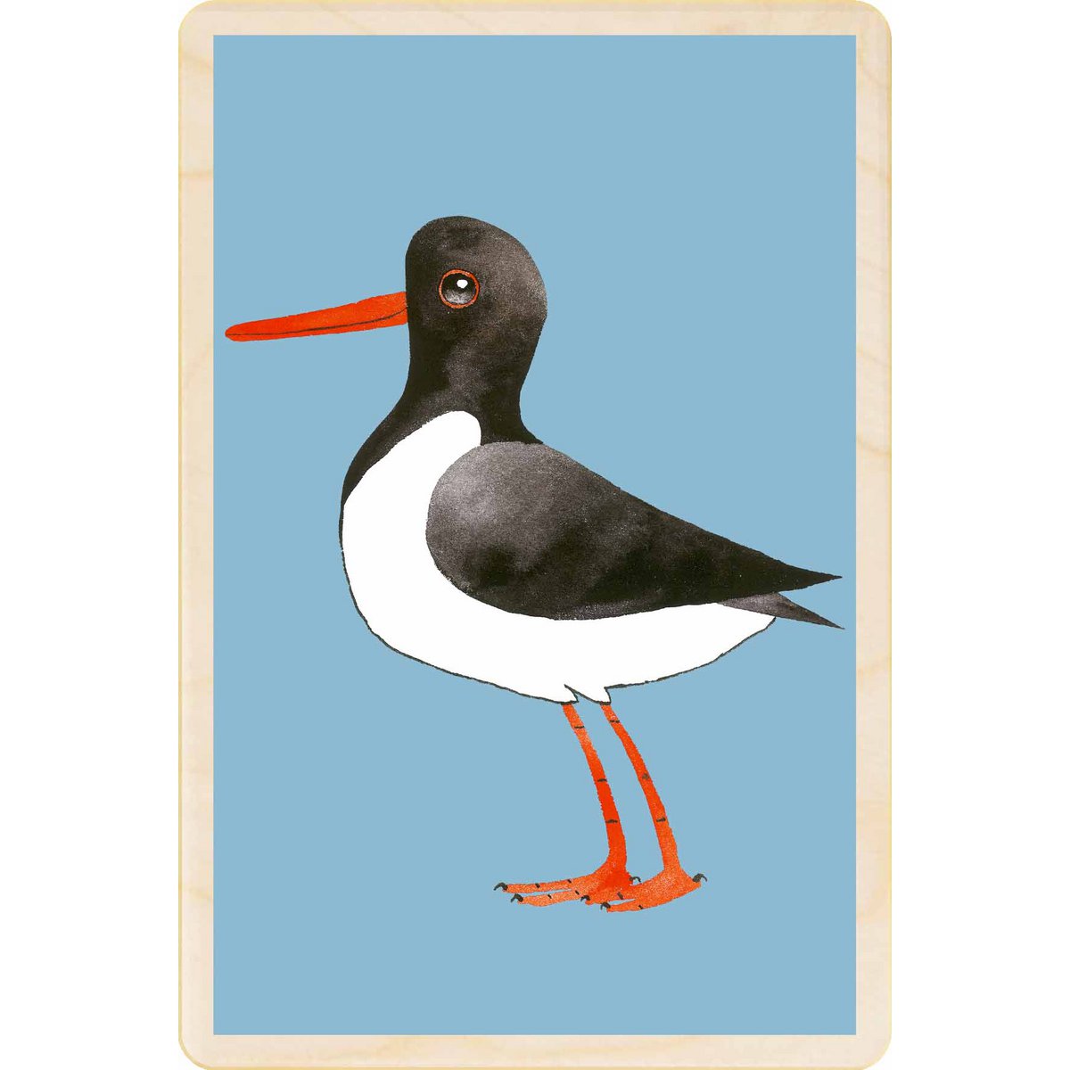 OYSTERCATCHER Duurzame houten kaart