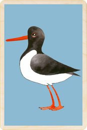 OYSTERCATCHER Duurzame houten kaart