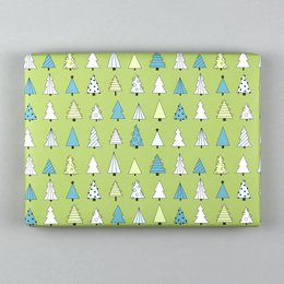 Papier d'emballage sapin de Noël Albert de Noël