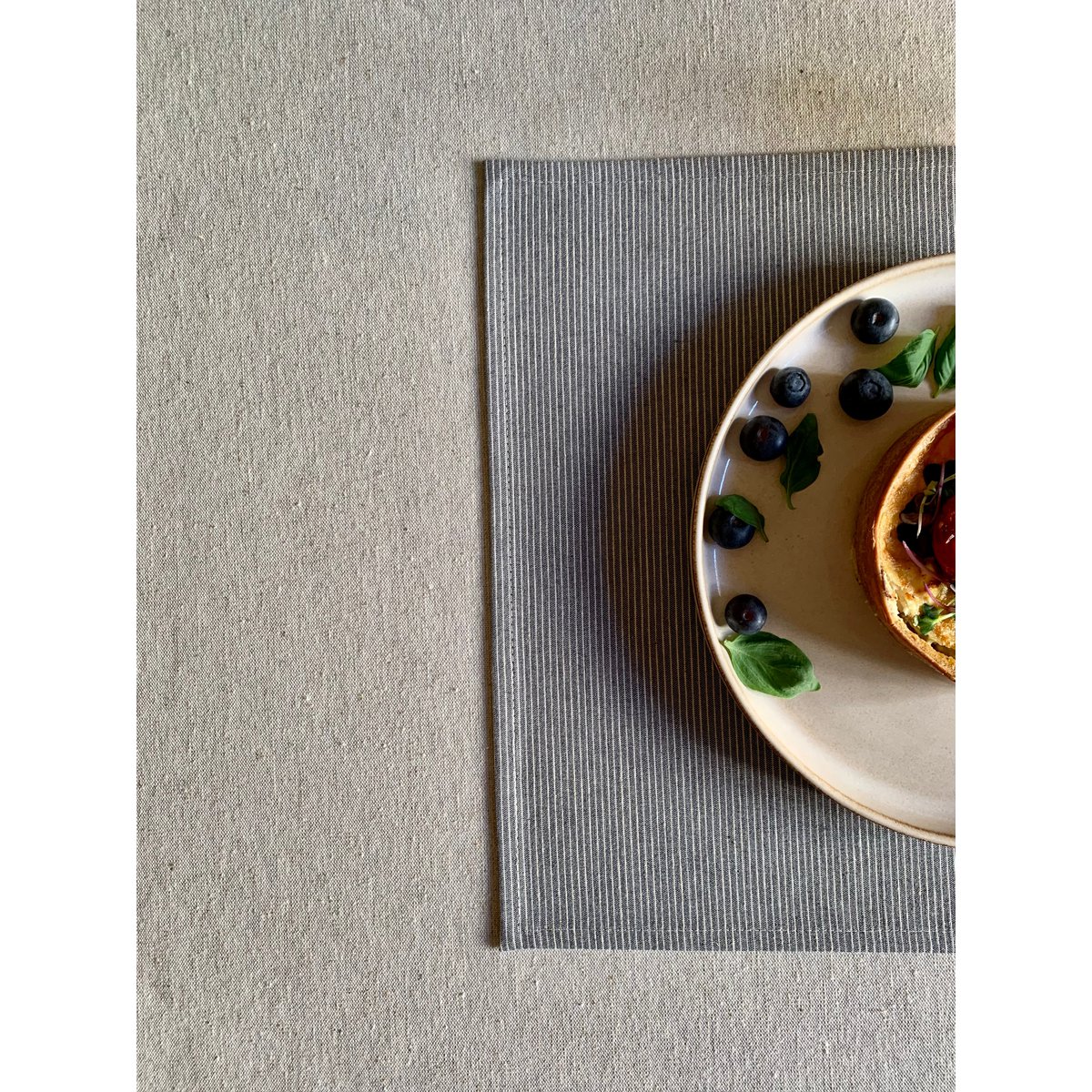 Tischset 30x43cm, recycelte Baumwolle, bedruckt | Nord 2