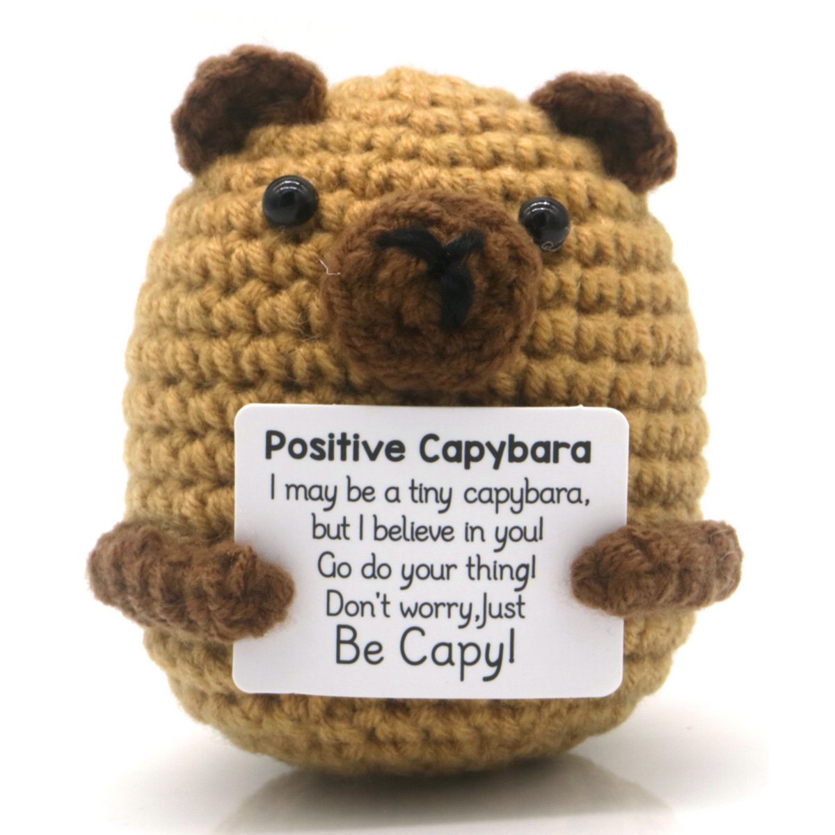 R-N6.2 T2405-336 Knitted Positive Capybara 7cm