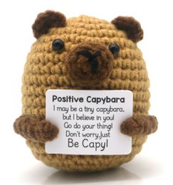 R-N6.2 T2405-336 Knitted Positive Capybara 7cm
