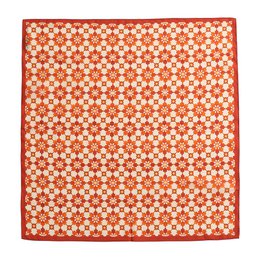 Silk Neckerchief Orange Islamic Art Print