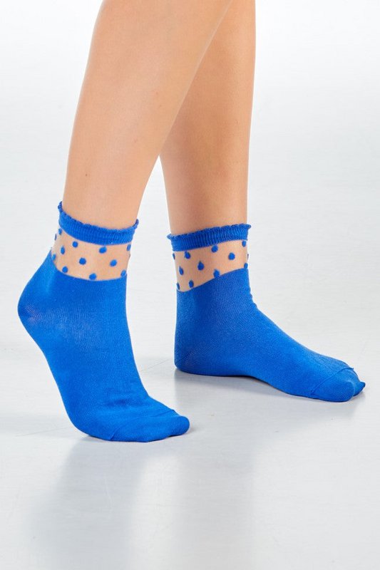 SARAH Dots - royal blue