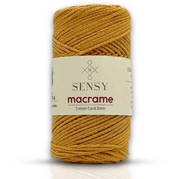 Sensy Premium 2 mm - 160 yards 100 % genanvendt bomuldsmacrame-ledning