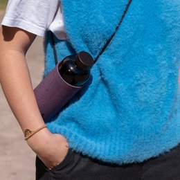 Water bottle - Purple cover - 600ml