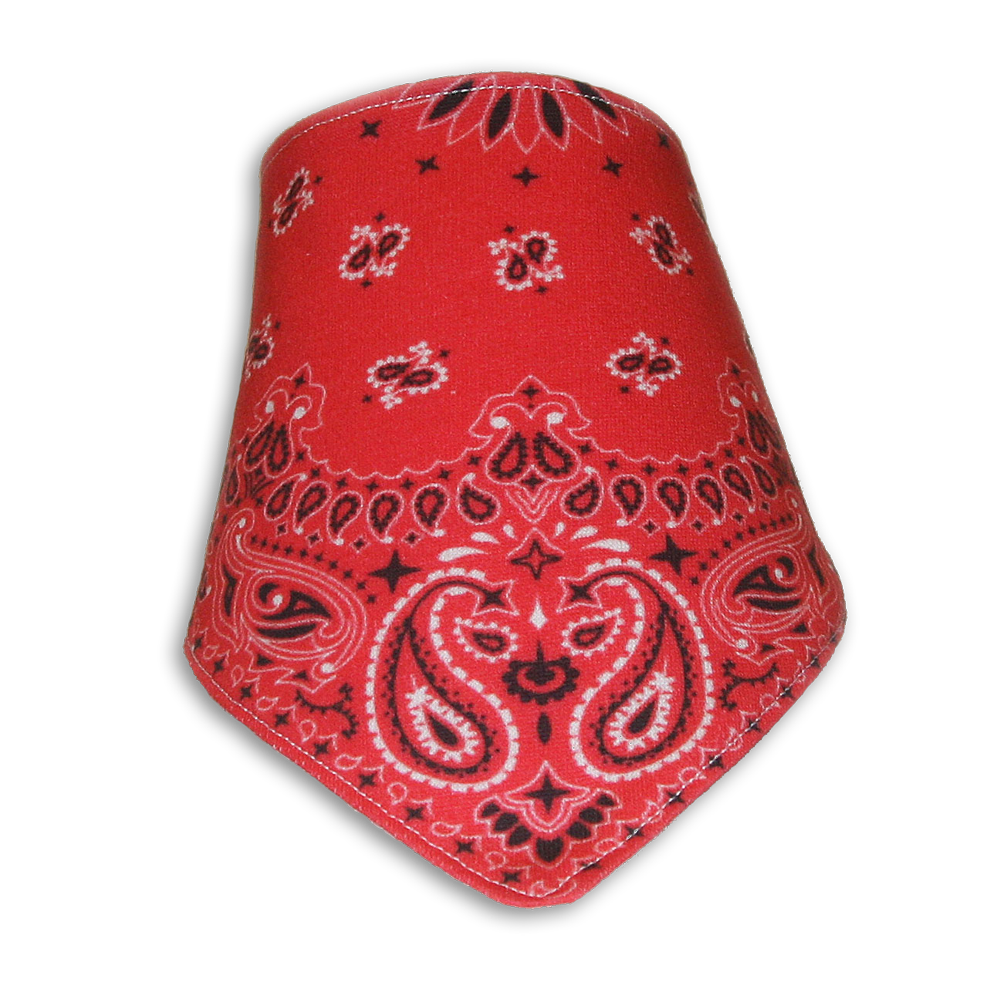 Kwijlsjaal Paisley Rood