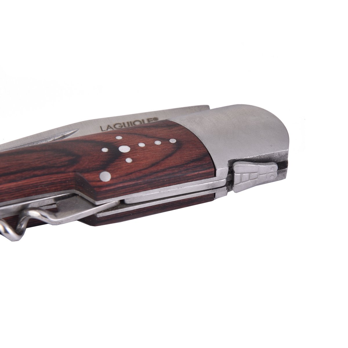 Coltello Chiudibile Laguiole Sommelier – Manico in Pakkawood con Fodero