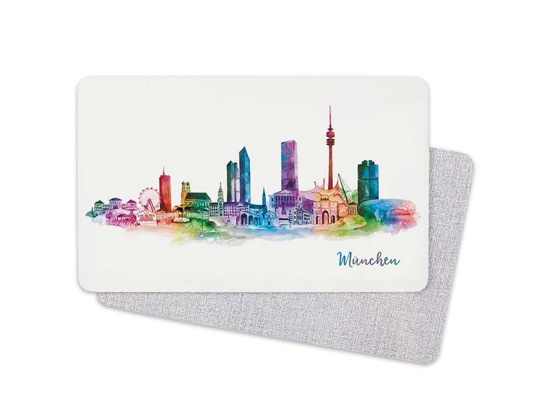 Planche de petit-déjeuner arc-en-ciel de Munich