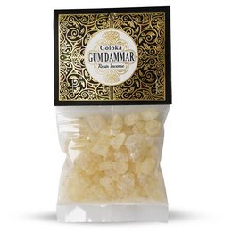 Goloka Resin Incense Gum Dammar  - 30 grams 12 pack