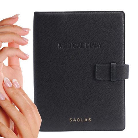 Leather document holder