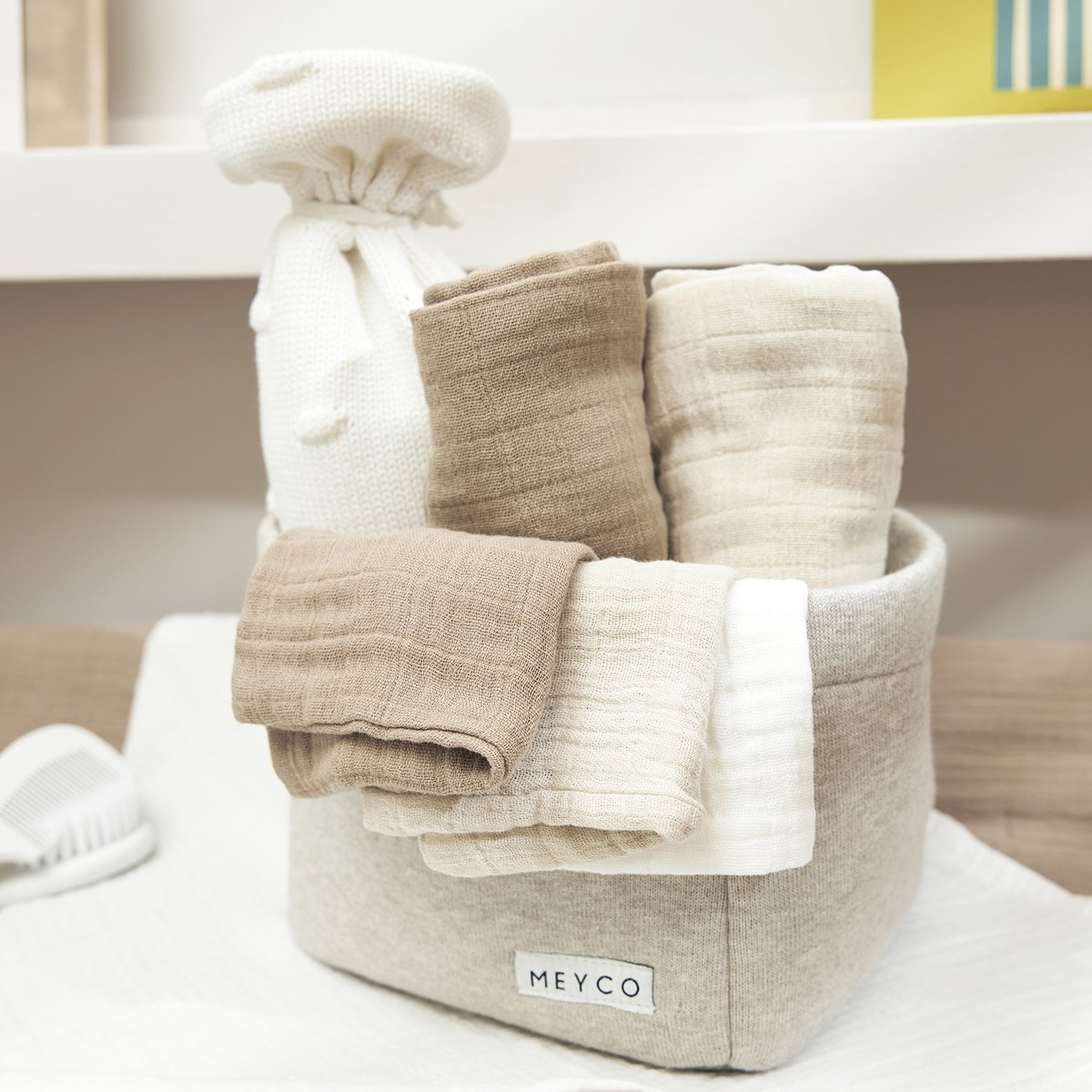 Hydrophilic cloths pre-washed Offwhite/Soft Sand/Taupe 20x17cm - 3-Pack