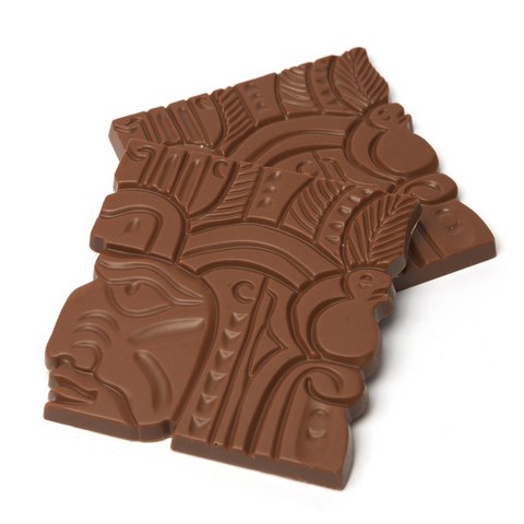 Chocolate handmade bar milk "Java" 44% 75 Grs