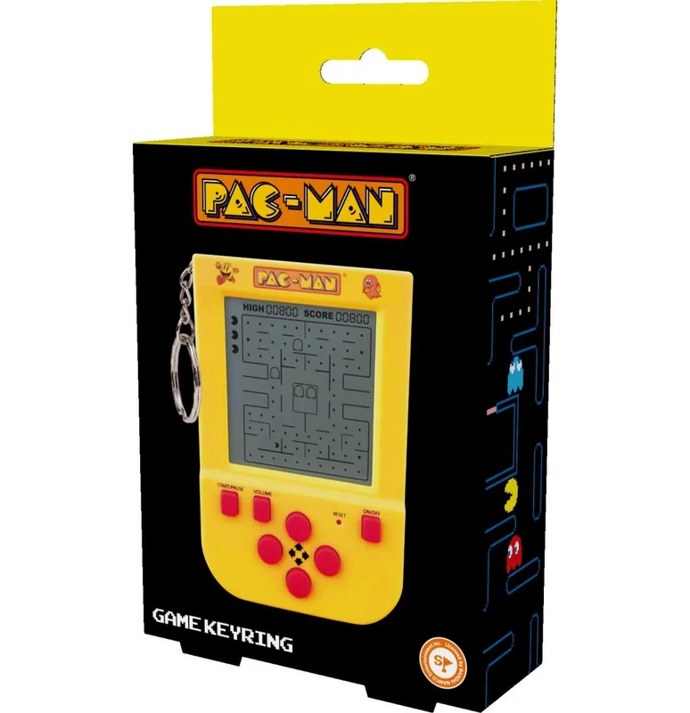 Pac-Man - ordinateur de poche de jeu rétro (porte-clés)