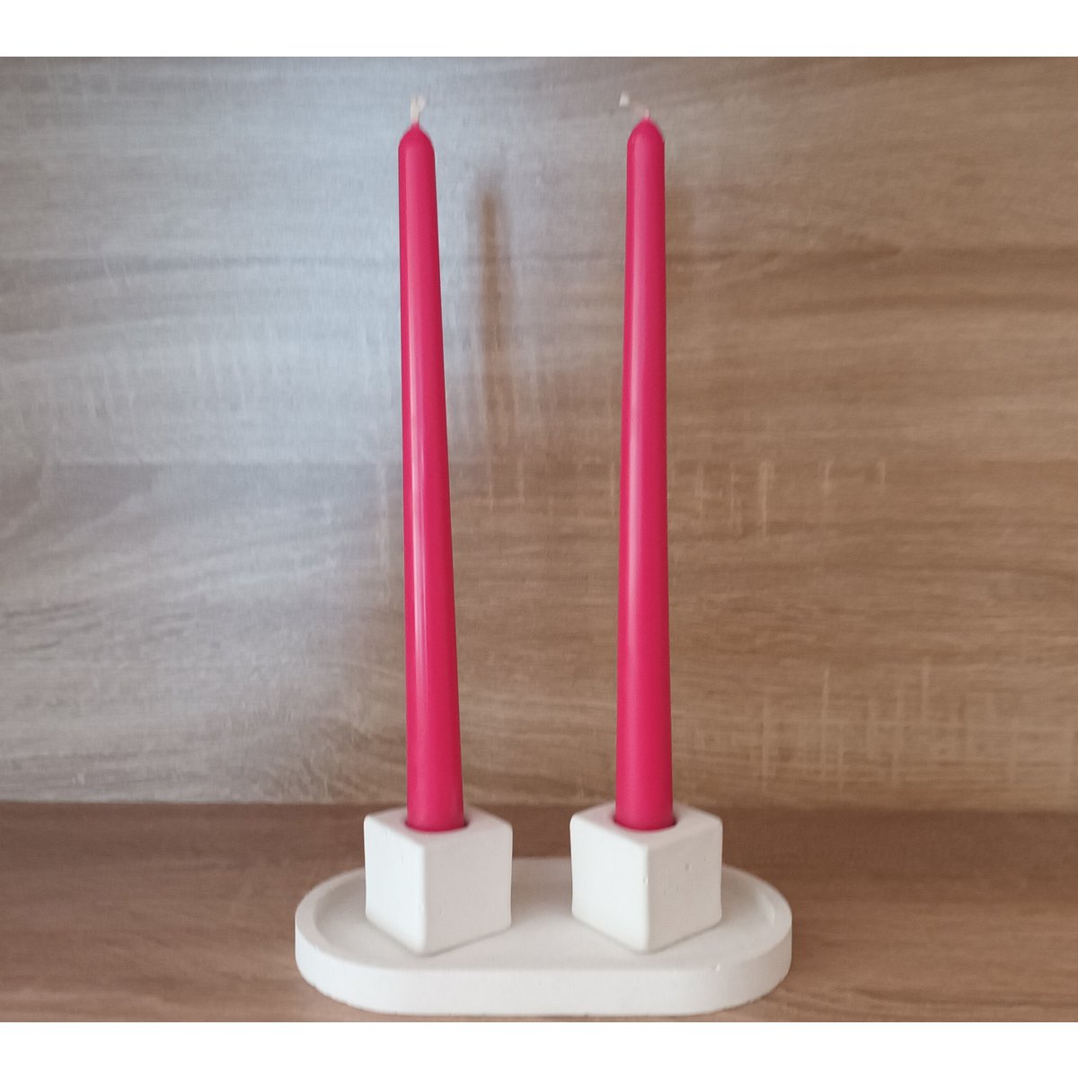 Pastelfarve 10" Bivoks Taper Candle - Lav din farveblanding