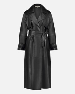 Venice │ Leather Trench Coat