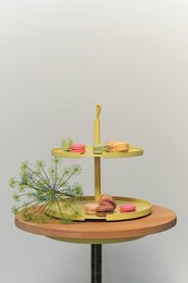 BIG HUG CAKE STAND 2 LEVEL - bone
