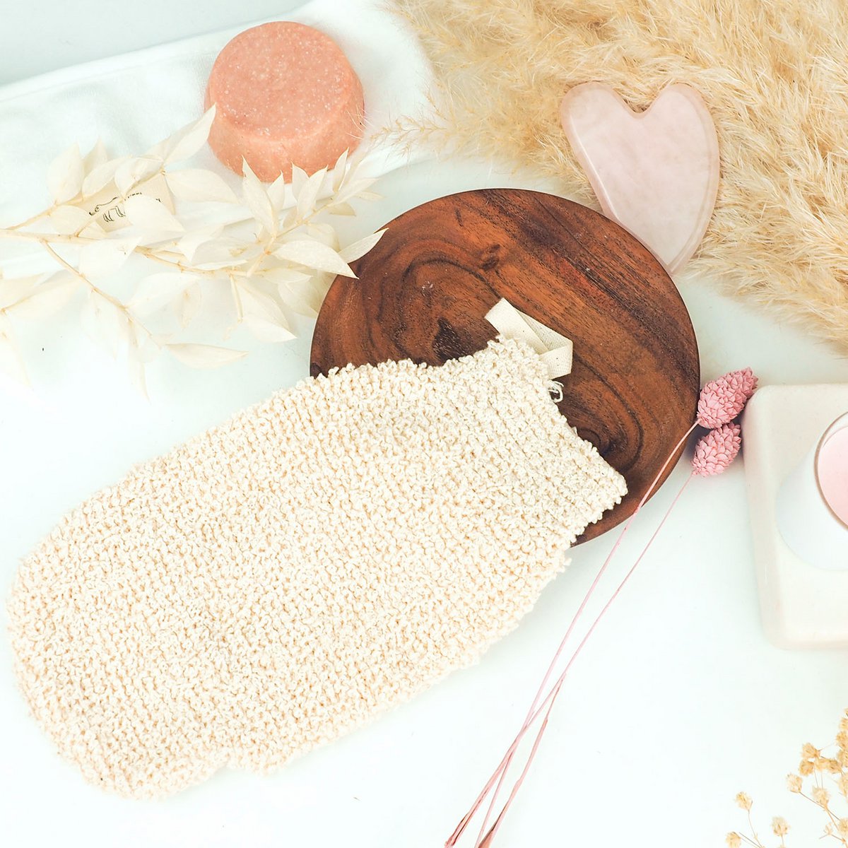 Gant exfoliante en yute - sentirse natural