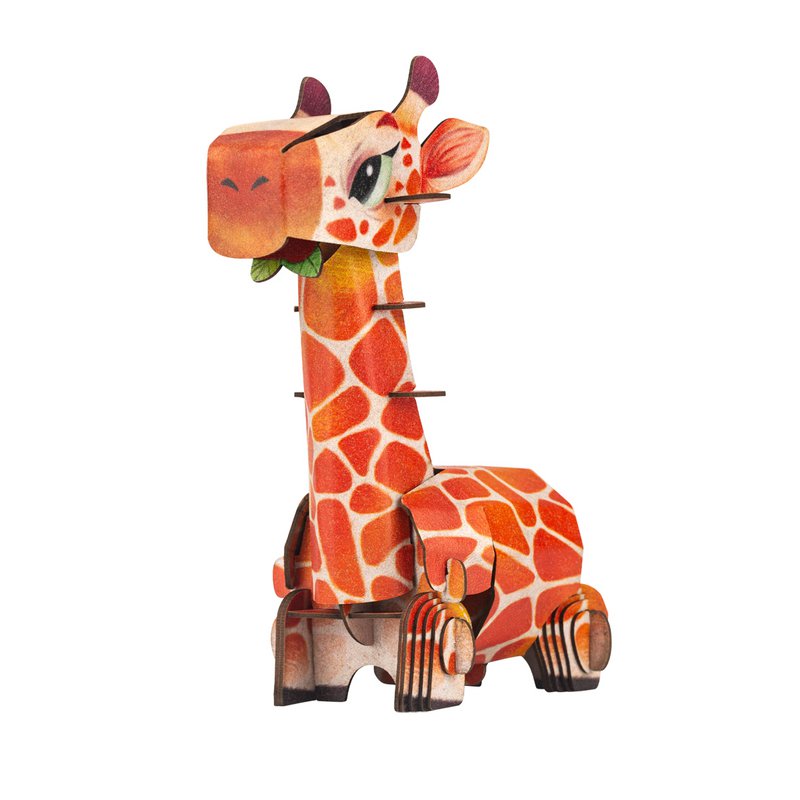 Mieredu - 3D Puzzel Build And Sound - Giraf