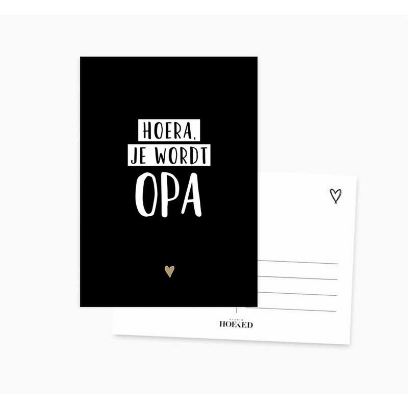 Ansichtkaart || Hoera je wordt opa