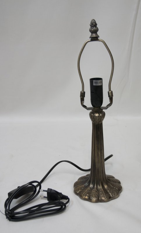 Rubber base table lamp with Tiffany lampshade diameter 30 cm Dalí Series LG238600P
